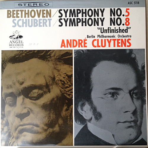 [USED LP]クリュイタンス＆ベルリン・フィル, ベートーヴェン交響曲第5番「運命」＆シューベルト交響曲第8番「未完成」