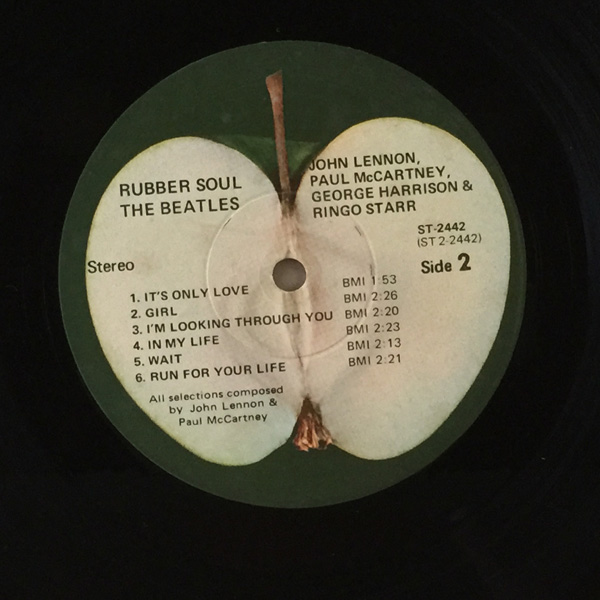 USED LP]The Beatles, Rubber Soul, US Capitol ST-2442 - BIRDMAN RECORDS
