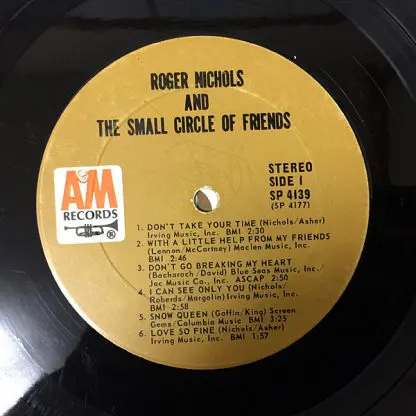 Roger Nichols & The Small Circle Of Friends レコード ロジャー 