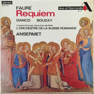 [USED LP]Ansermet, Suisse Romande O, Faure Requiem Op.48 SDD 154