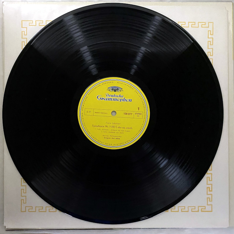 USED LP]カール・ベーム＆ベルリン・フィル シューベルト：交響曲第9番