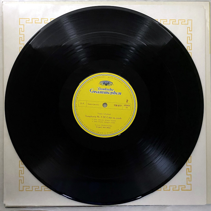 USED LP]カール・ベーム＆ベルリン・フィル シューベルト：交響曲第9番 