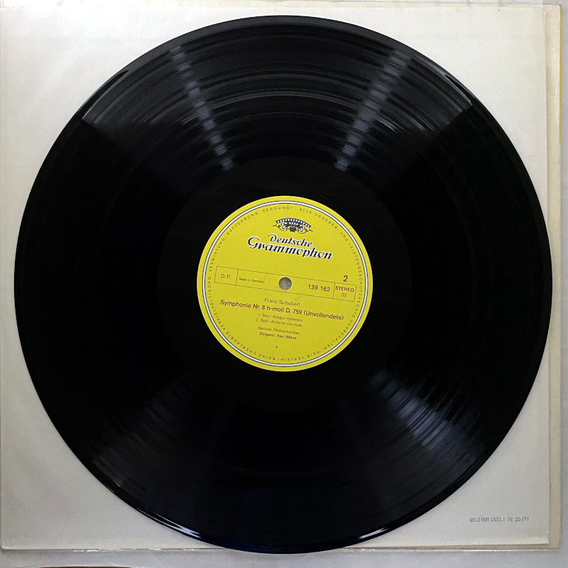 USED LP]カール・ベーム＆ベルリン・フィル シューベルト：交響曲第5番第8番「未完成」 独グラモフォン - BIRDMAN RECORDS
