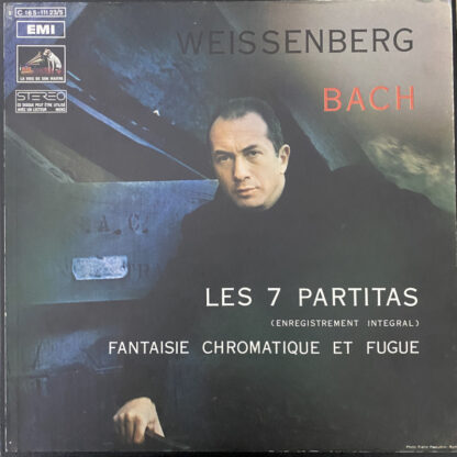 [USED 3LP]ワイセンベルク：J.S バッハ／パルティータ全曲 Les 7 Partitas, Fantaisie Chormatique et Fugue 仏EMI