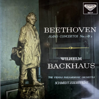 [USED LP] バックハウス／イッセルシュテット／ウィーン・フィルハーモニーO ベートーヴェン：ピアノ協奏曲第1番・第2番　LONDON WB　SLB37 国内最初期盤　深溝フラット盤