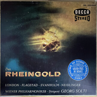 [USED 3LP] ワーグナー 楽劇 《ラインの黄金》ショルティウィーンフィル, 独デッカ オリジナル SXL 2101