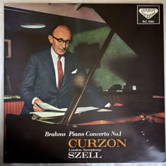 [USED LP] カーゾン／セル／ロンドンSO ブラームス：ピアノ協奏曲第1番　LONDON WB　SLC1260 国内最初期盤　深溝盤　希少