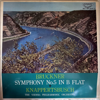 [USED 2LP] クナッパーツブッシュ／ウィーン・フィルハーモニーO ブルックナー：交響曲第5番変ロ長調　LONDON WB　SLC1430 国内最初期盤　深溝盤　希少