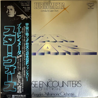 [USED LP] メータ／ロサンゼルス・フィルハーモニーO ：ジョン・ウィリアムス「スター・ウォーズ組曲」「未知との遭遇組曲」　LONDON WB　SLA1160 国内盤