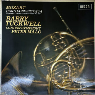 [USED LP] マーク／タックウェル／ロンドンSO モーツァルト：ホルン協奏曲 K.417, K.447, K.412, K.495　DECCA NB　SXL6108