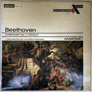 [USED LP] アンセルメ／スイス・ロマンドO ベートーヴェン 交響曲 第3番 変ホ長調　DECCA(LONDON) Ace of Diamonds　XSDD103 　深溝重量盤　希少