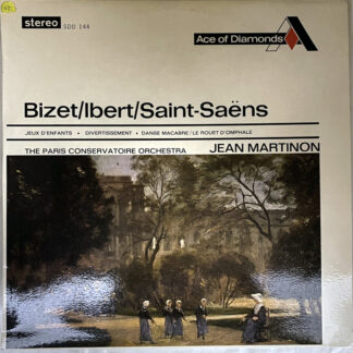 [USED LP] マルティノン／パリ音楽院O ビゼー、イベール、サン＝サーンス　DECCA Ace of Diamonds SDD144　深溝盤