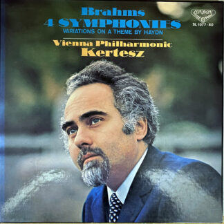 [USED 4LP BOX] ケルテス／ウィーン・フィルハーモニーO ブラームス：交響曲全集　LONDON WB　SLC1077-80 国内盤BOX