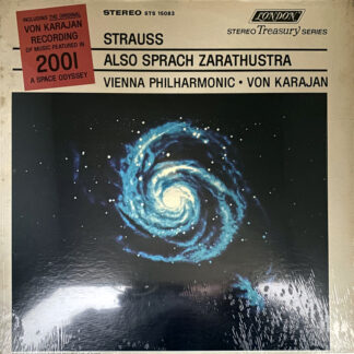 [USED LP] カラヤン／ウィーン・フィルハーモニーO R.シュトラウス：ツァラトゥストラはかく語りき　LONDON Treasury SERIES STS15083 英国プレス