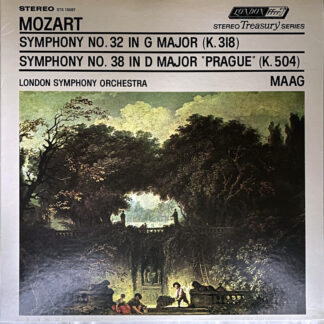[USED LP] マーク／ロンドンSO モーツァルト：交響曲第32番K.318第38番「プラハ」K.504　LONDON　Treasury SERIES STS15087 英国プレス
