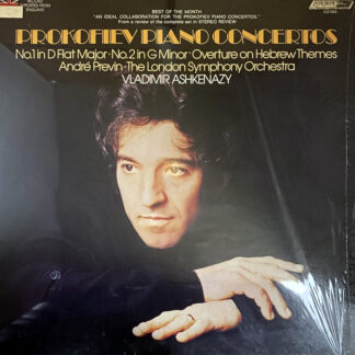 [USED LP] アシュケナージ／プレヴィン／ロンドンSO ：プロコフィエフ：ピアノ協奏曲第1番・第2番　LONDON NB　CS7062 英国プレス