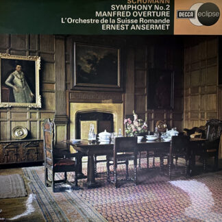 [USED LP] アンセルメ／スイス・ロマンドO シューマン 交響曲 第2番 マンフレッド序曲　DECCA eclipse　ESC759
