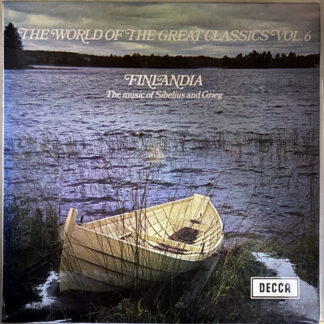 [USED LP] マッケラス／ロンドン・プロムスSO  フィンランディア：シベリウス＆グリーグの音楽　DECCA　SPA91 　深溝重量盤　希少