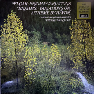 [USED LP] モントゥー／ロンドンSO エルガー：エニグマ変奏曲作品36　ブラームス：ハイドンの主題による変奏曲作品56a　DECCA SPA121