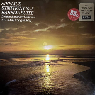 [USED LP] ギブソン／ロンドンSO シベリウス：交響曲第5番　カレリア組曲　DECCA SPA122
