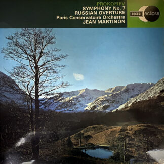 [USED LP] マルティノン／パリ音楽院O プロコフィエフ：交響曲第7番嬰ハ短調　ロシア序曲　DECCA eclipse　ESC619