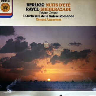 [USED LP] クレスパン／アンセルメ／スイス・ロマンドO ラヴェル：シェエラザード／ベルリオーズ：夏の夜　DECCA JB15