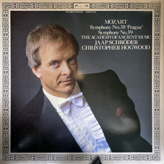 [USED LP] ホグウッド／エンシェント室内O　モーツァルト：交響曲第38番「プラハ」第39番　DECCA 410-233-1